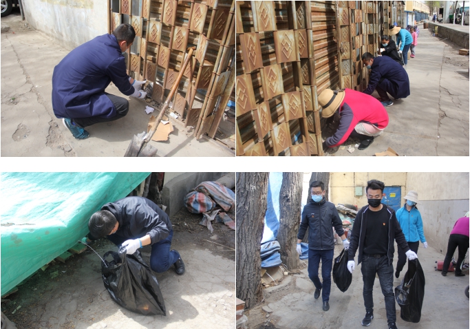 中共青海省第三建筑工程有限公司支部委員會開展“黨旗領航，愛衛同行”主題黨日活動